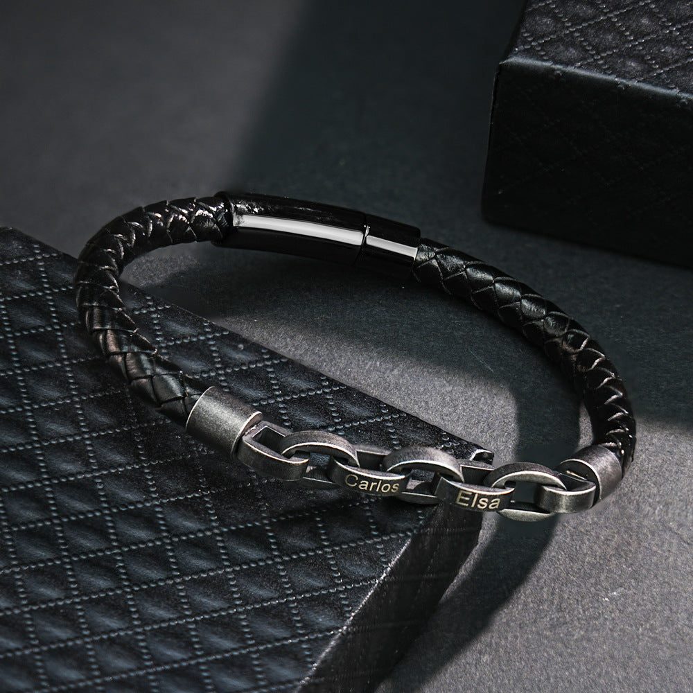 Vintage Lederarmband für Herren