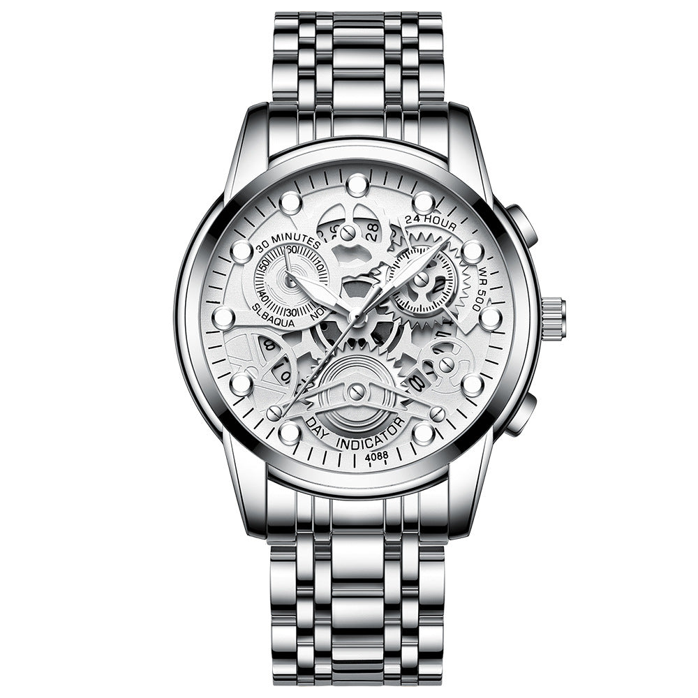 Quarz-Herrenuhr mit Leuchtanzeige – Bild 16 | LuxeStyle