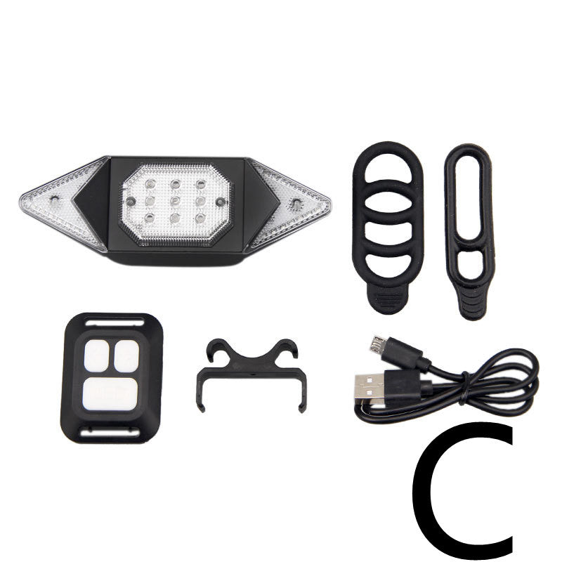Fahrrad-Rücklicht mit USB-Ladung