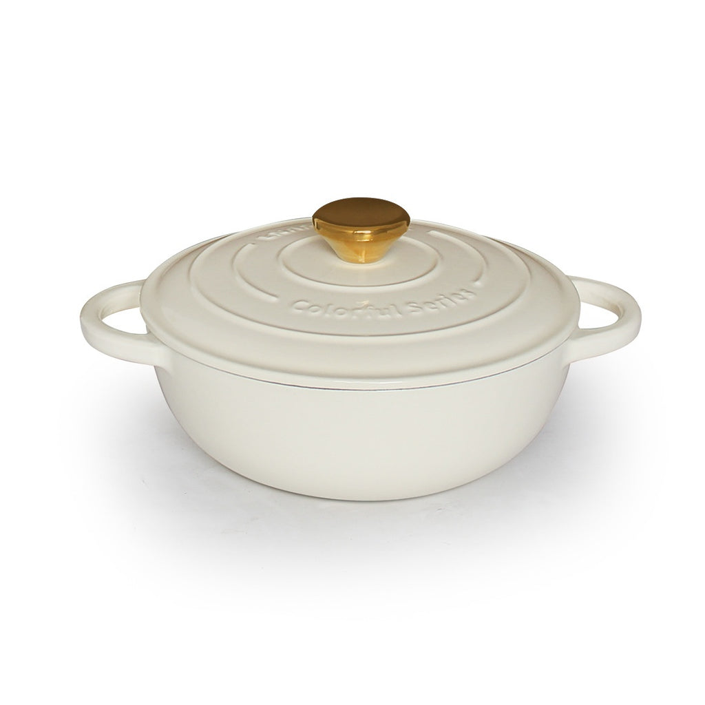 Gusseisen Topf Crèmeweiss – Bild 2 | LuxeStyle