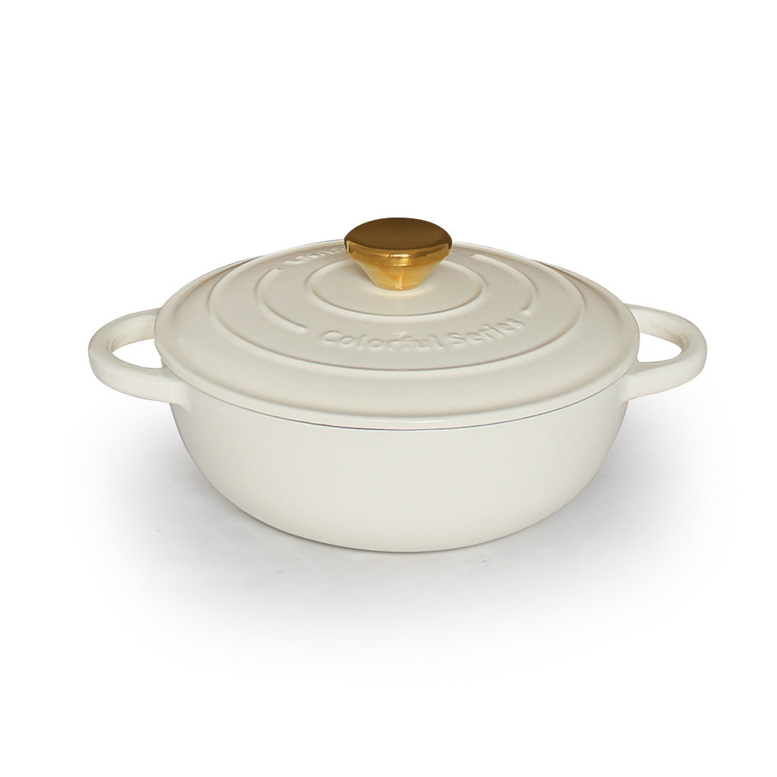 Gusseisen Topf Crèmeweiss – Bild 2 | LuxeStyle