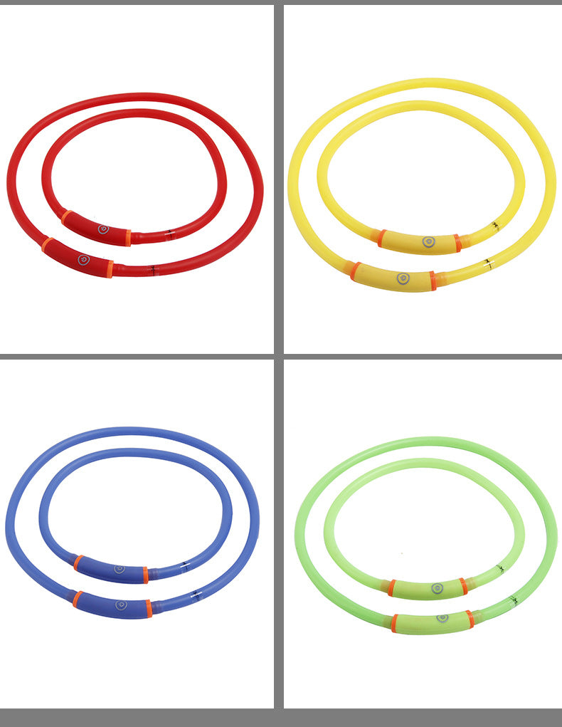Wasserdichtes LED-Hundehalsband, rund – Bild 5 | LuxeStyle