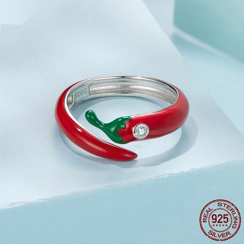 Verstellbarer offener Ring aus 925er Sterlingsilber – Bild 3 | LuxeStyle
