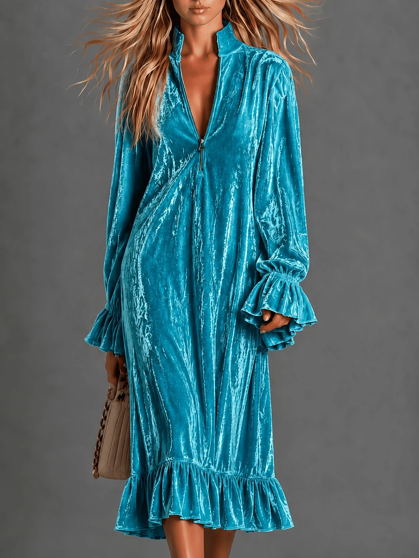Polyester-Kleid