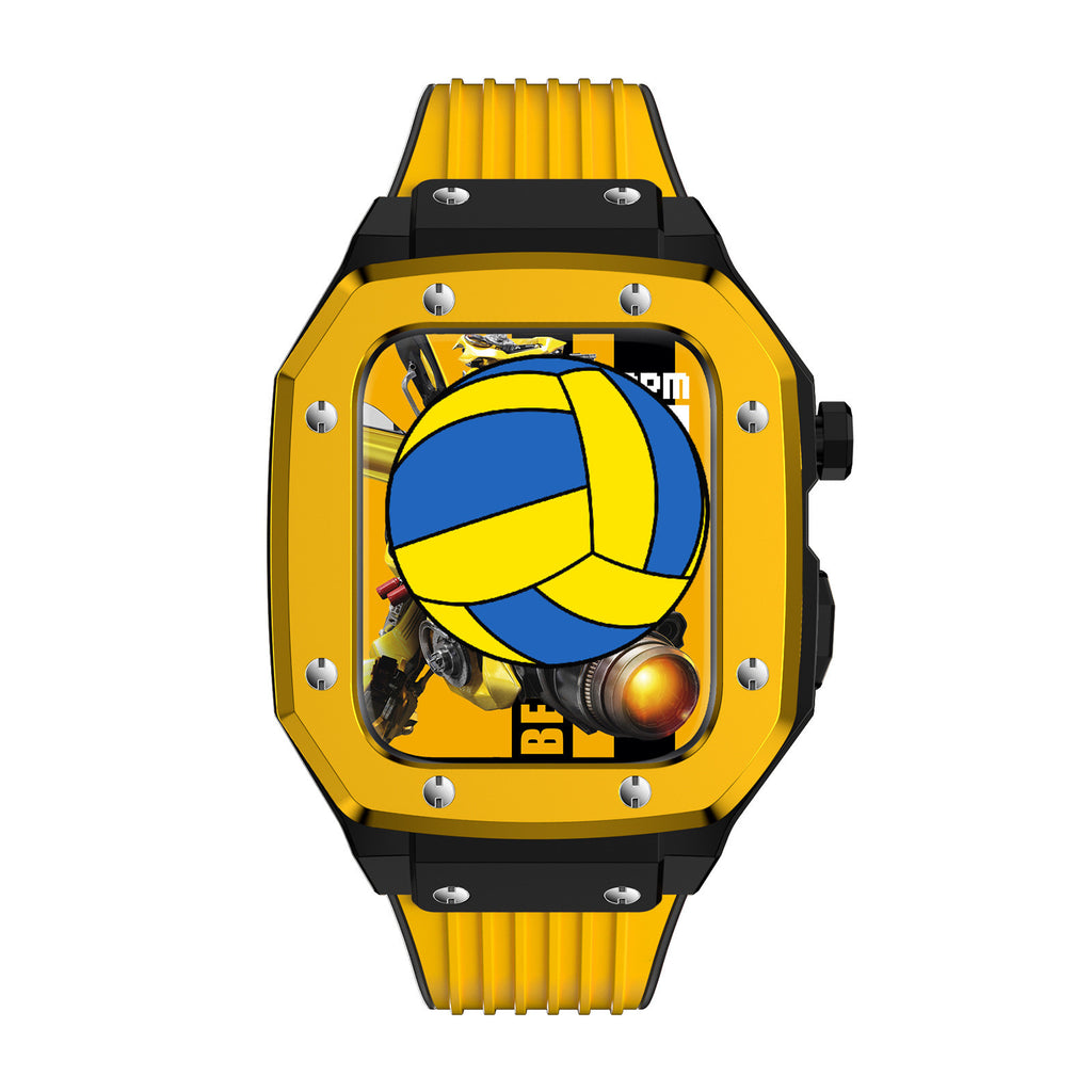 Smartwatch mit Edelstahlgehäuse und Silikonarmband – Bild 2 | LuxeStyle