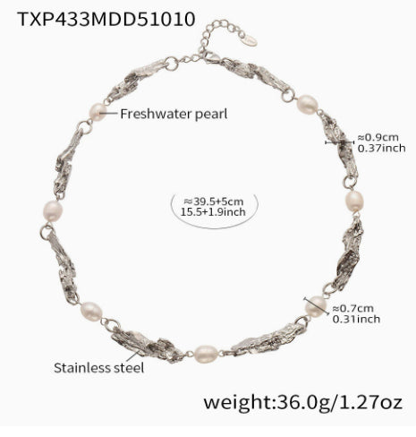Perlen-Armband und Halskette