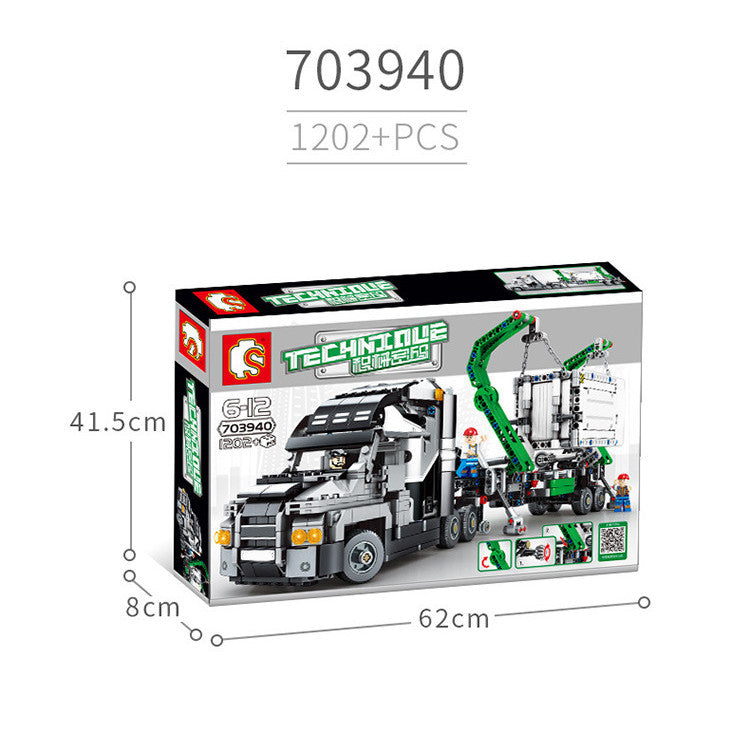 Baustein-Container-LKW – Mechanisches Bauspielzeug – Bild 3 | LuxeStyle