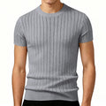 Kurzarm-Strickpullover für Herren – Bild 1 | LuxeStyle
