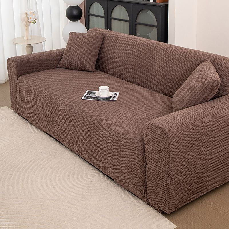 Katzenfreundlicher Sofa-Überzug gestreift
