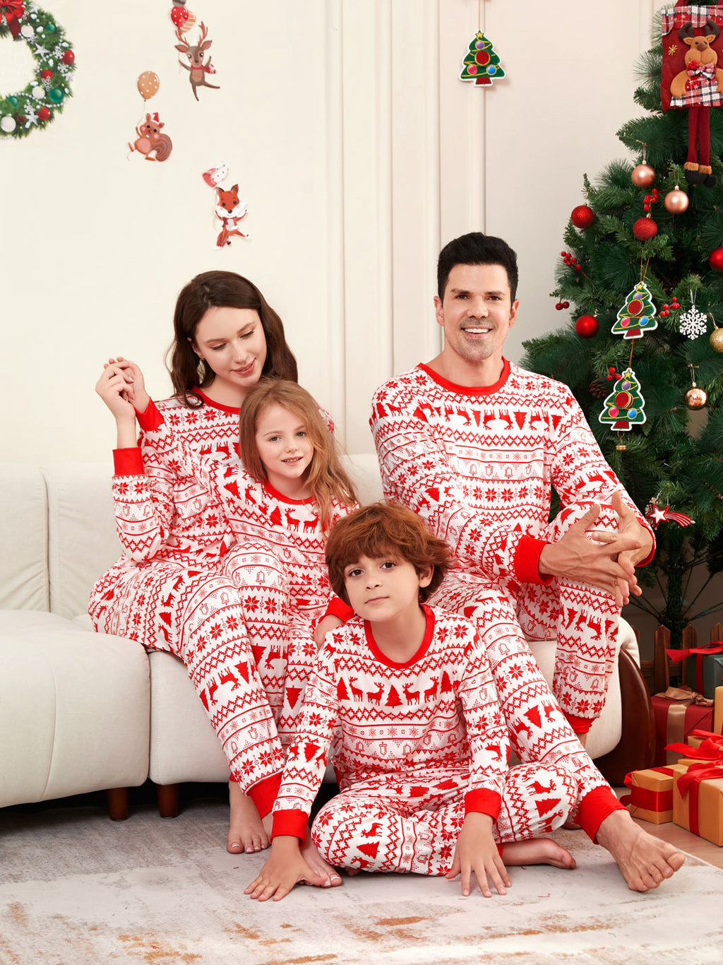 Loungewear Pyjama-Set für die ganze Familie
