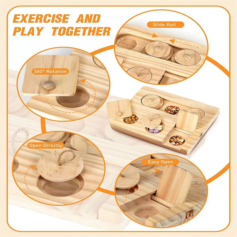 Futterspender Holz für Hamster – Bild 5 | LuxeStyle
