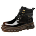 Gefütterte British Style Plattform-Boots – Bild 1 | LuxeStyle