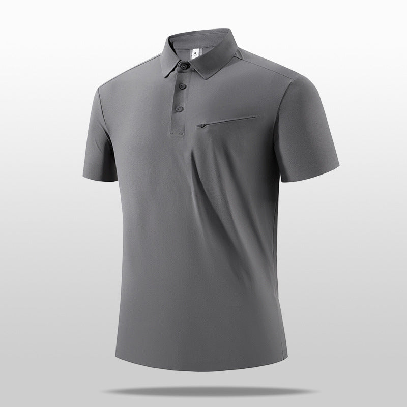 Business-Casual-Top mit Reissverschluss