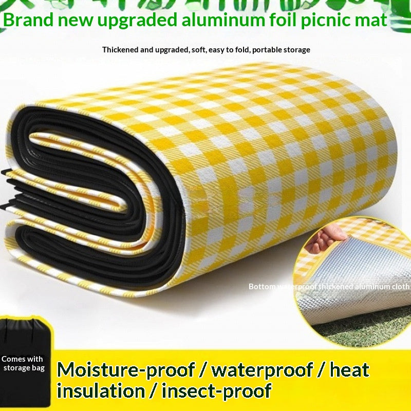 Picknickmatte 2×2 m aus 3 mm Aluminiumfilm | LuxeStyle
