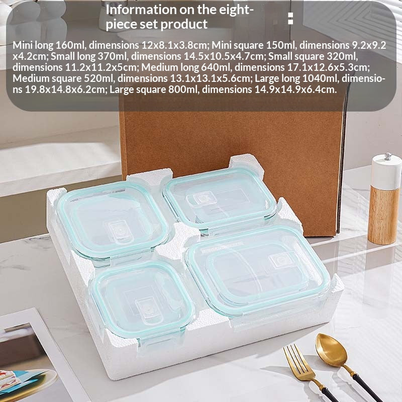 Lunchbox-Set aus Borosilikatglas