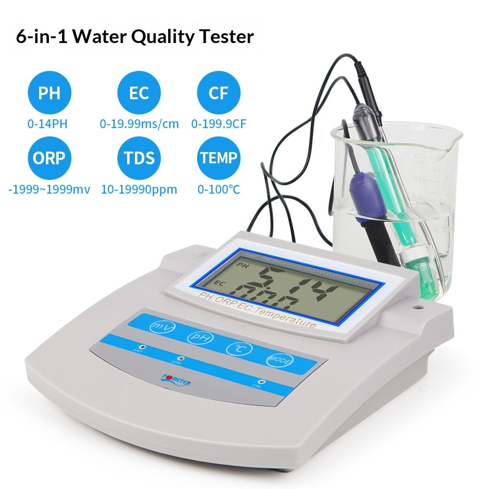 Digitaler 6-in-1 pH-Meter Wassertester