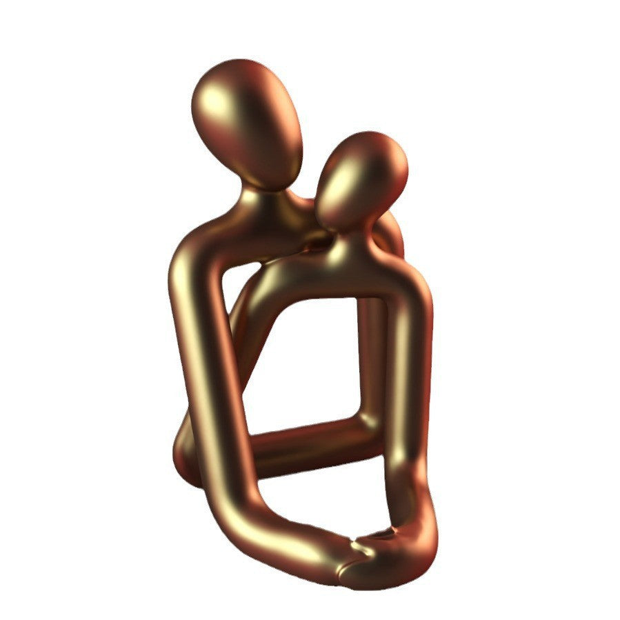 Herzliches Liebespaar-Statue – Kunstharz Deko