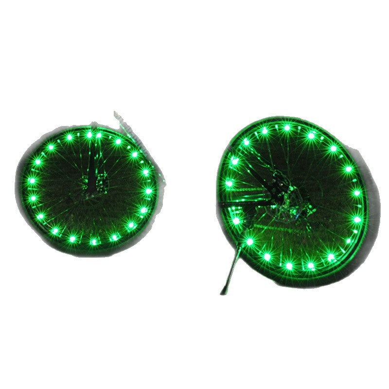 Farbige LED-Speichenlichter für Mountainbikes