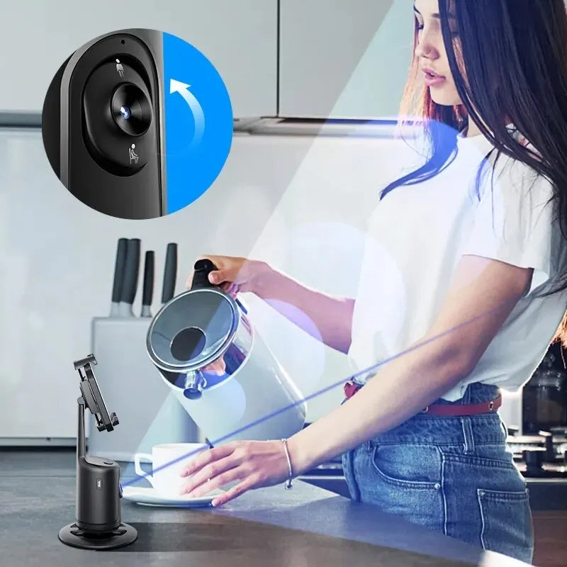 360° AI Gesichtsverfolgung Gimbal für Vlogs und TikTok