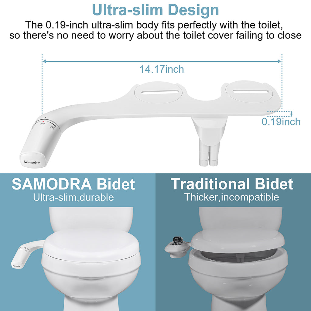 Bidet-Aufsatz mit Gesäss- und Damendusche – Bild 3 | LuxeStyle