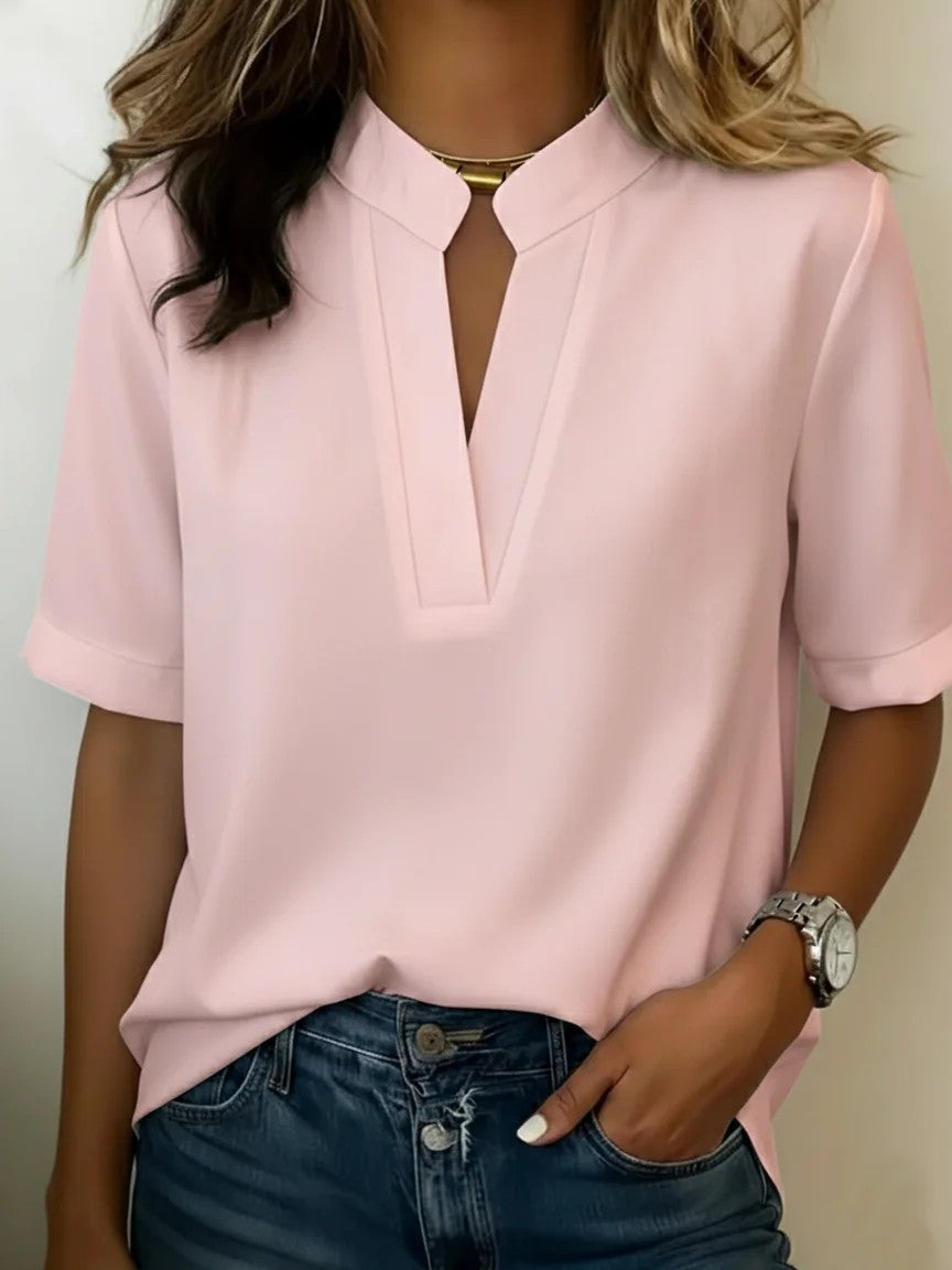 Damen Pullover mit V-Ausschnitt – Bild 3 | LuxeStyle
