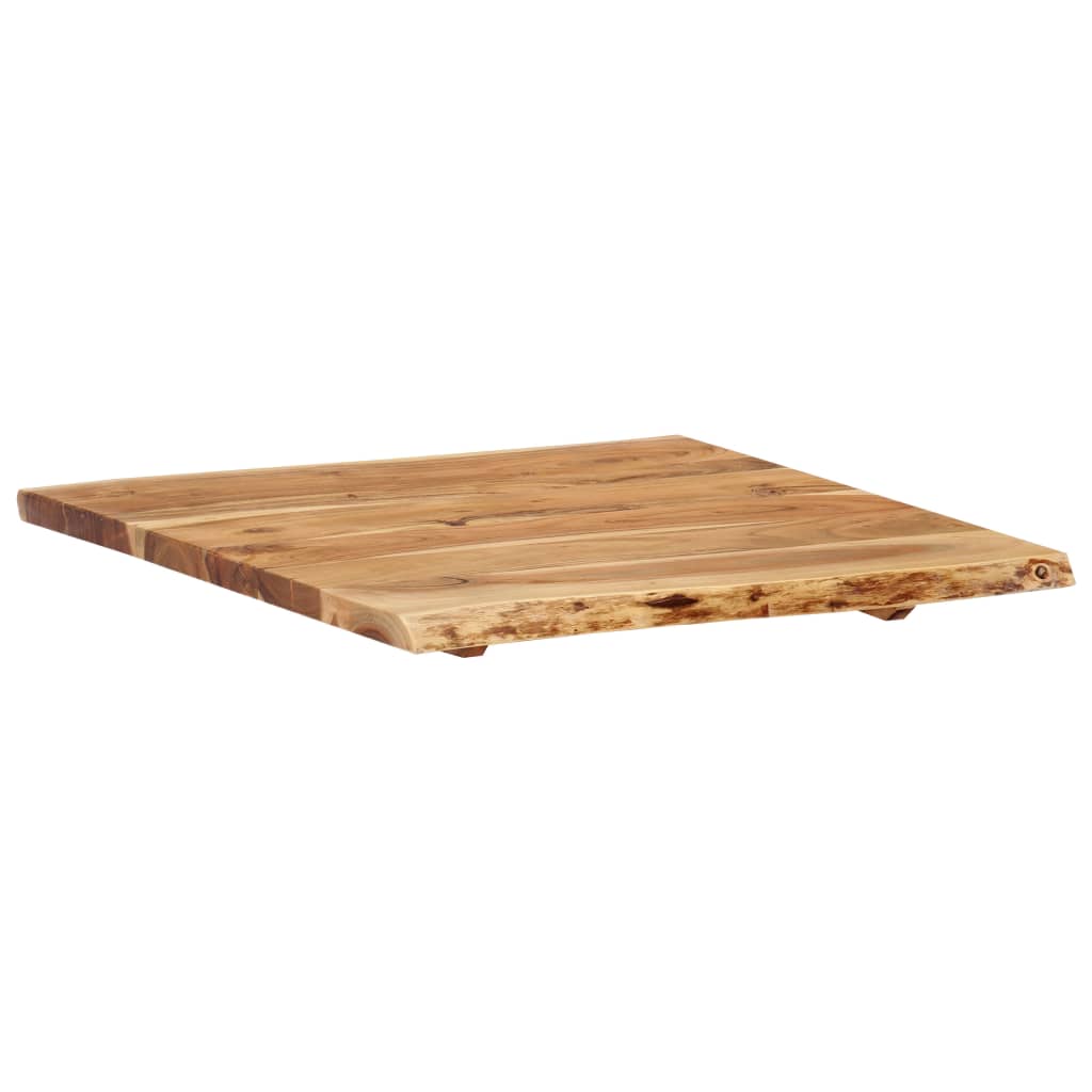 Akazienholz-Tischplatte 58x(50-60)x2.5 cm
