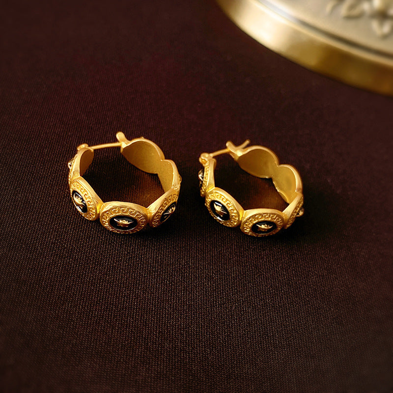 Französische Vintage Ohrstecker für Damen – Ansicht 4