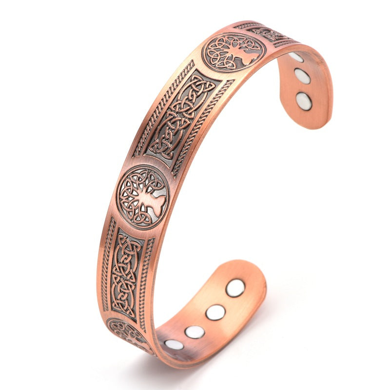 Magnetisches Lebensbaum-Kupferarmband – Bild 3 | LuxeStyle