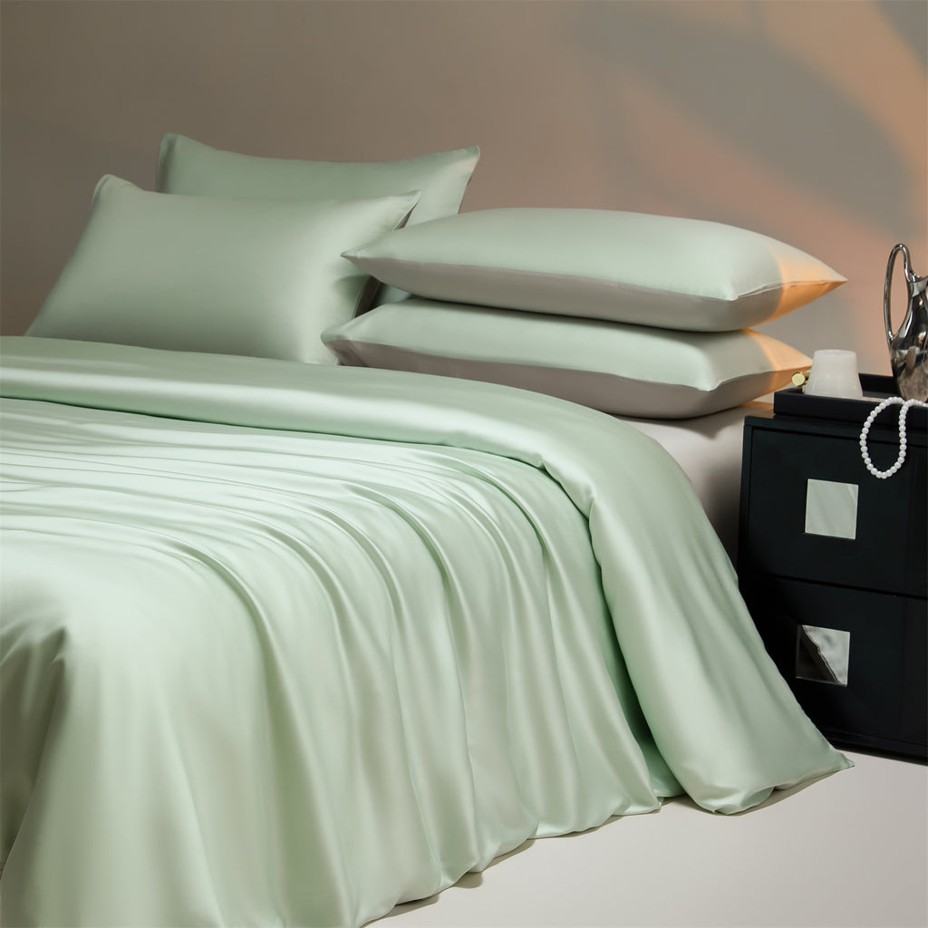Tencel Satin-Bettwäsche-Set, 4-teilig
