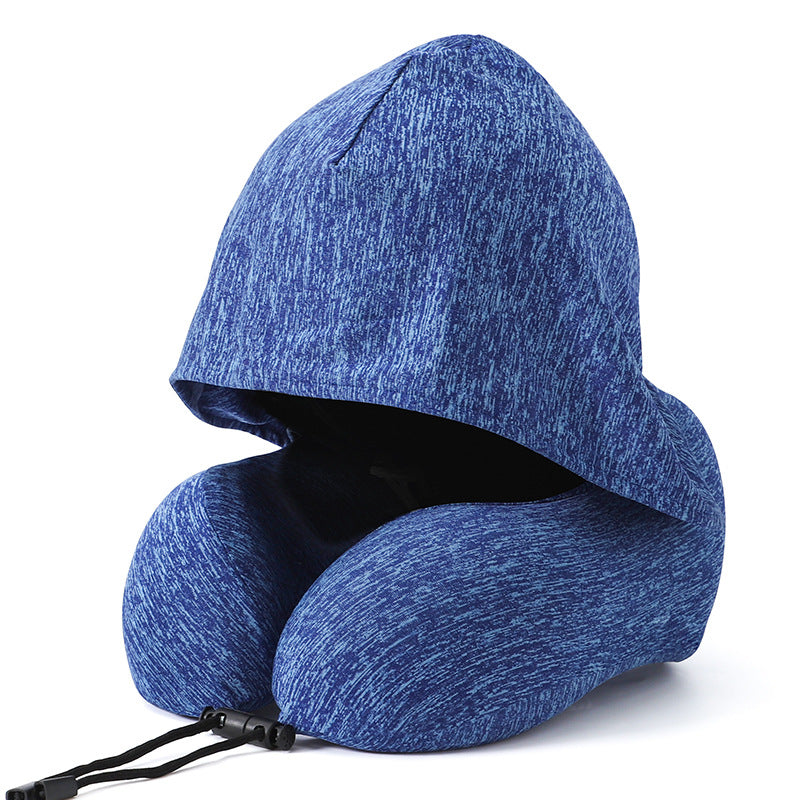 Nackenkissen mit Kapuze und Memory-Schaum – Bild 2 | LuxeStyle