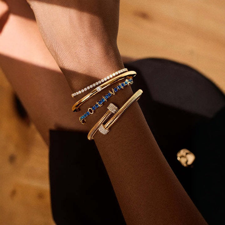 Zirkon-Diamant-Armband kreativ gefasst