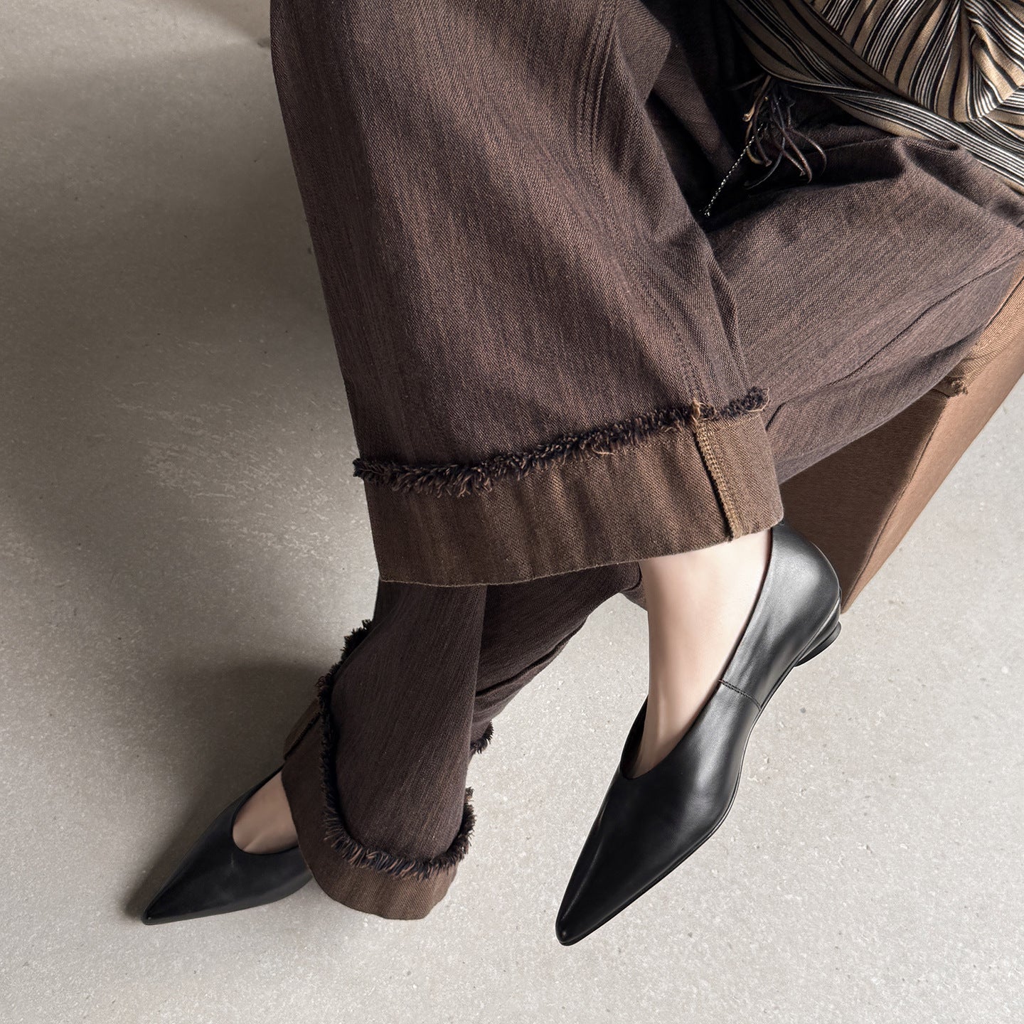 Cowhide-Minimalist-Vielseitige Schuhe
