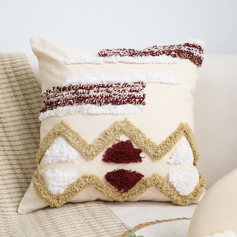 Kissenhülle oder Kissen mit Geometrie-Muster
