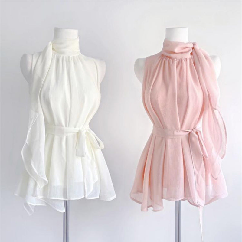 Figurbetontes Halterneck Schnür-Top – Bild 4 | LuxeStyle