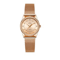Quarzuhr mit Milanaise-Armband für Damen – Bild 5 | LuxeStyle
