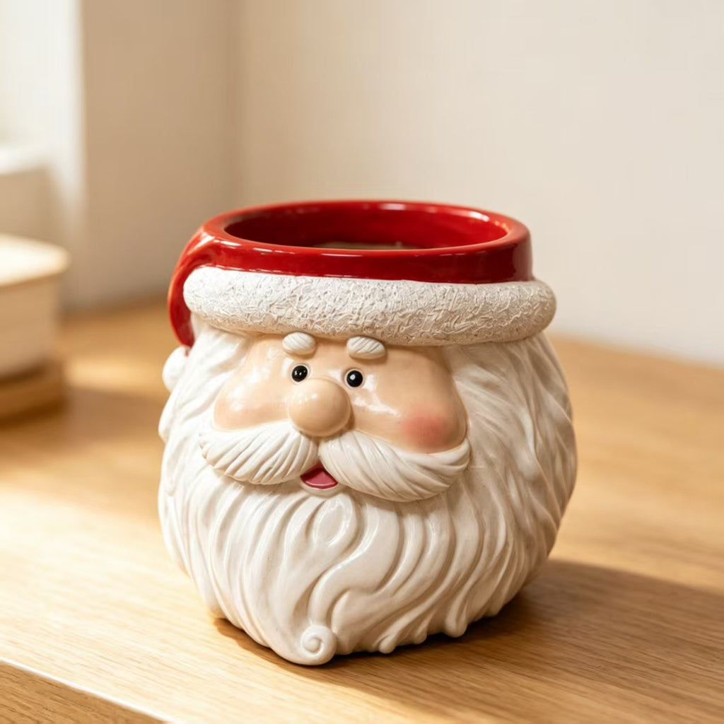 Weihnachtsaufbewahrungstasse mit Santa-Claus-Motiv | LuxeStyle
