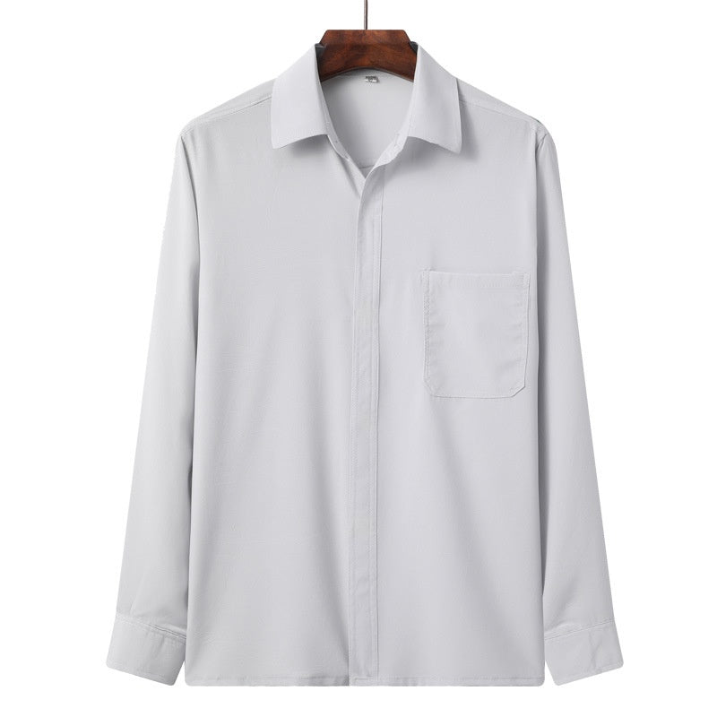 Herren Leinenhemd mit Revers, locker geschnitten – Bild 4 | LuxeStyle