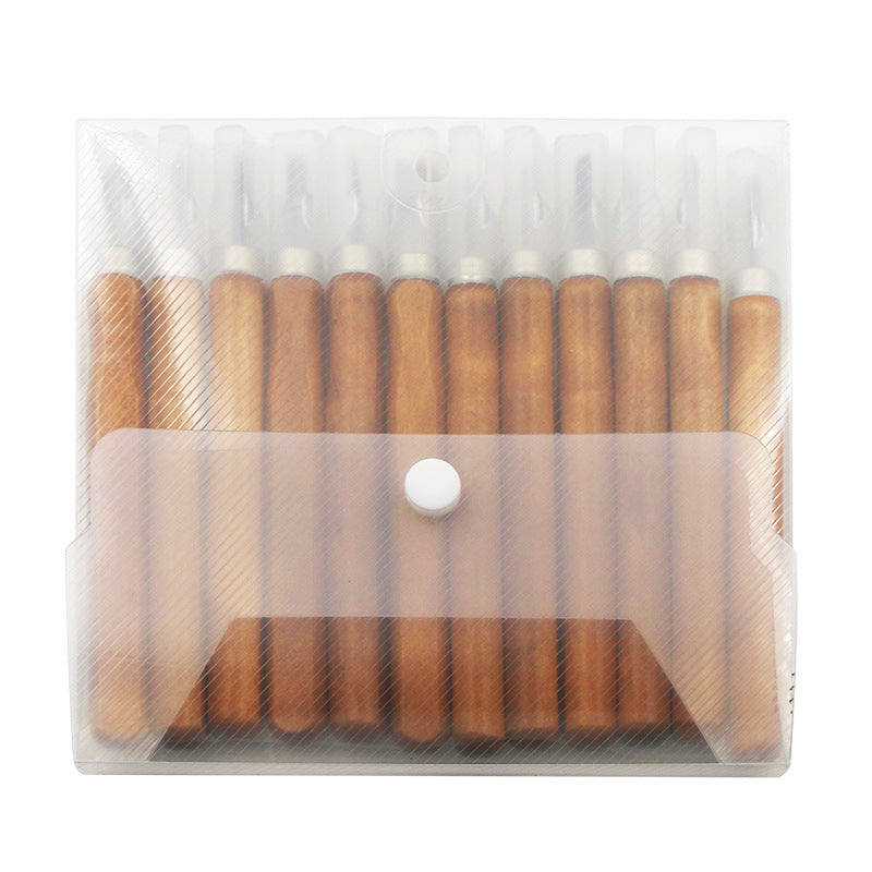 12-teiliges Schnitzwerkzeug-Set – Bild 4 | LuxeStyle