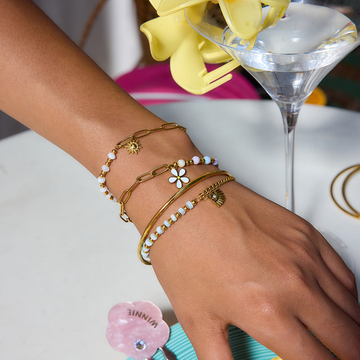 Armband mit Natursteinen – Bild 2 | LuxeStyle