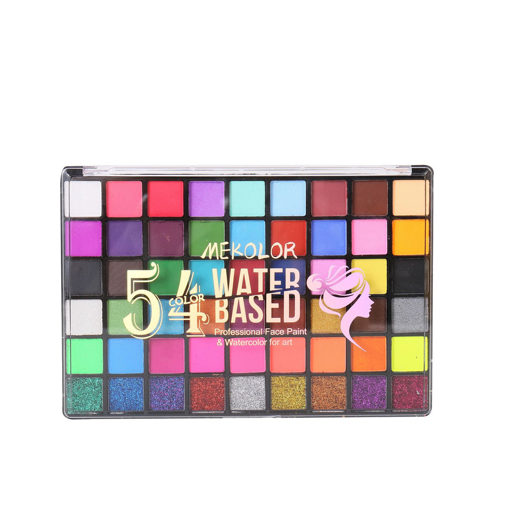 54er Aquarell-Set für kreatives Make-up – Ansicht 4