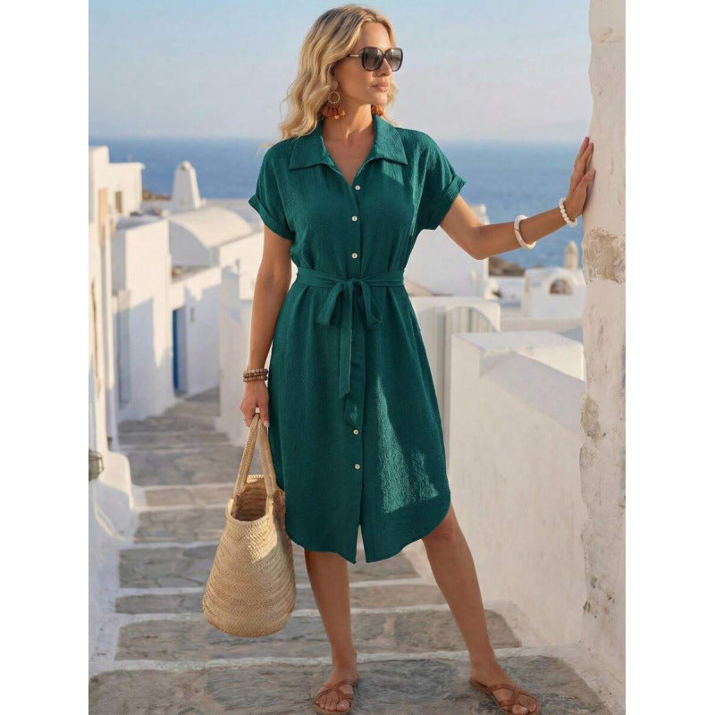 Etuikleid mit Schnürung