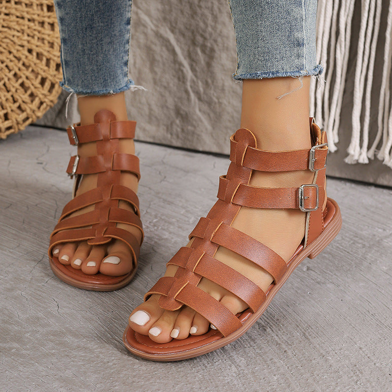 Damen-Sandalen mit Blockabsatz – Bild 6 | LuxeStyle
