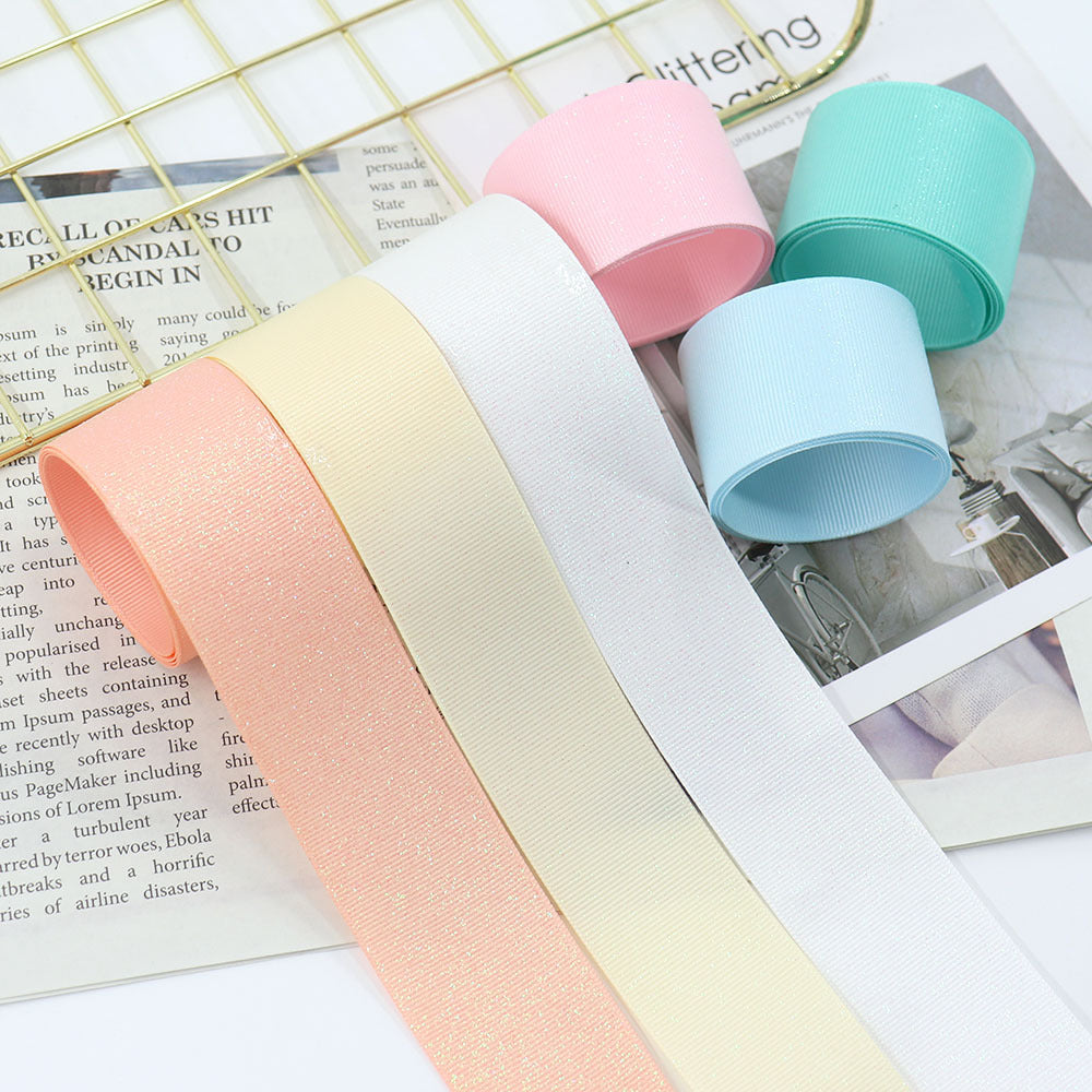 Glitzer-Ripsband für Dekoration & Geschenkverpackung – Bild 5 | LuxeStyle