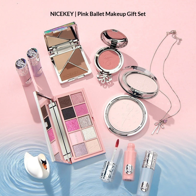 Make-up Set mit Rouge, Lippenstift und Zubehör | LuxeStyle