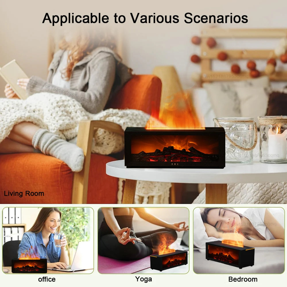New Flame Aroma Diffuser mit Flammeneffekt