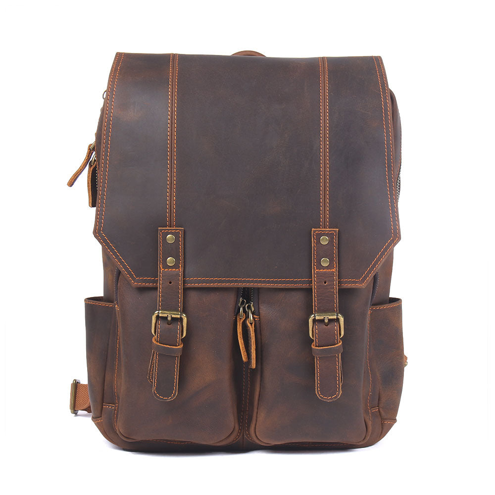 Vintage Crazy Horse Lederrucksack