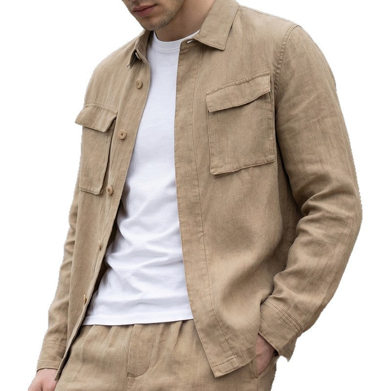 Herren Übergangsjacke mit Reverskragen