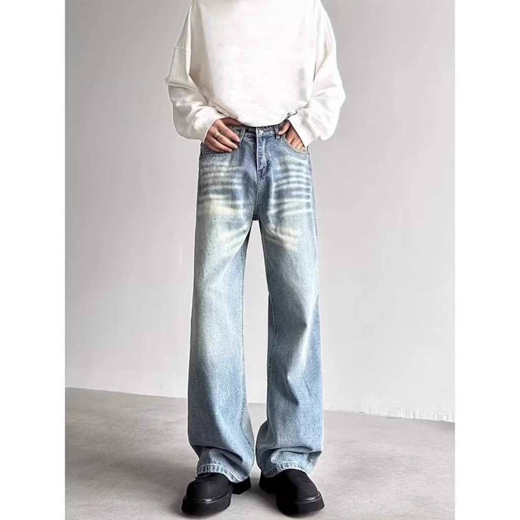 Retro Loose Straight-Leg Jeans für Herren
