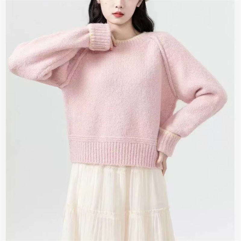 Color Block Pullover Strickpullover für Damen – Ansicht 4