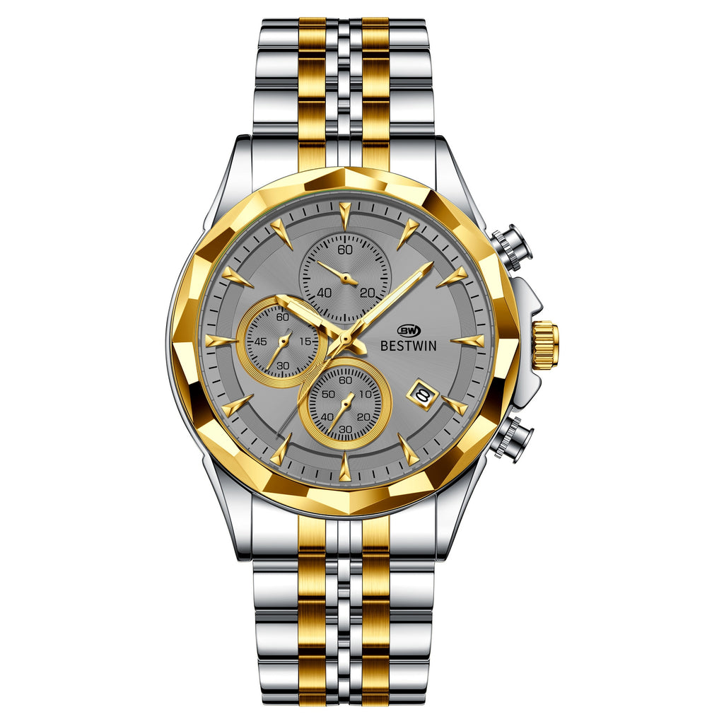 Personalisierte leuchtende Sechs-Hand-Uhr für Herren – Bild 11 | LuxeStyle